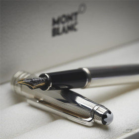Montblanc Solitaire 925er Sterling Pure Silver Classique F&uuml;llfederhalter OVP