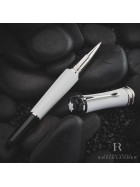 Montblanc Bonheur Special Edition White Resin Rollerball Fineliner ID 114832 OVP