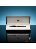 Montblanc Meisterstück Solitaire Gold and Black Classique Rollerball ID 35982