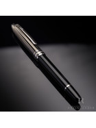 Montblanc Solitaire Dou&eacute; Black and White Classique Fountain Pen ID 101404 OVP