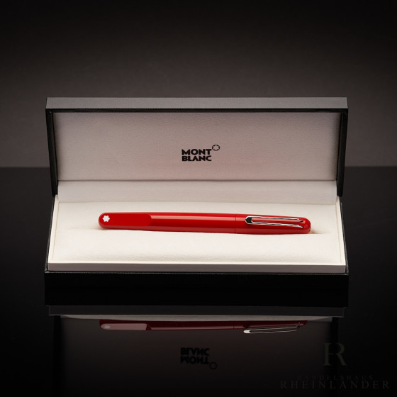 Montblanc M RED Line Marc Newson Resin Rollerball Special Edition ID 117599 OVP