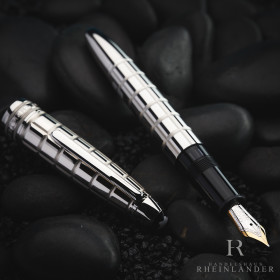 Montblanc Solitaire Platinum Plated Facet No 146 Le Grand F&uuml;ller ID 38237 OVP