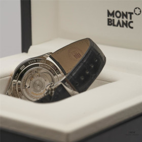 Montblanc Heritage Chronometrie Dual Time Automatikuhr Gold Stahl ID 112541 OVP