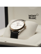 Montblanc Heritage Chronometrie Dual Time Automatikuhr Gold Stahl ID 112541 OVP