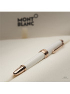 Montblanc Meisterstück White Solitaire Mozart Fountain Pen Rotgold ID 111941 OVP