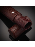 Montblanc Florence Leather Pen Pouch Antique Finish Bordeaux Size 1 ID 30211 OVP