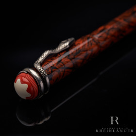 Montblanc Heritage Rouge et Noir Serpent Marble F&uuml;llfederhalter ID 119852 OVP