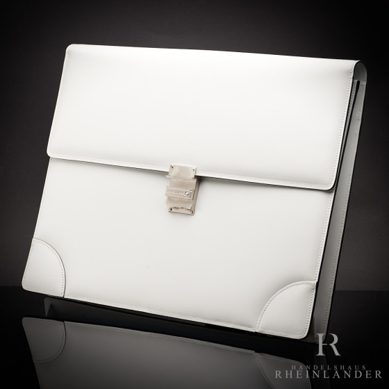 Montblanc Leather Eternel Limited Edition 150 Portfolio Bag White ID 101950 OVP