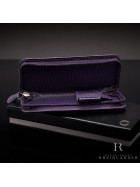 Montblanc Leather Goods Boheme Duo Pen Pouch Violet Zipper Etui ID 112443 OVP