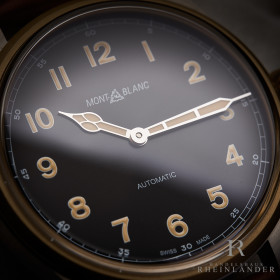 Montblanc 1858 Steel and Bronze Collection 44mm Automatic Watch ID 116241 OVP