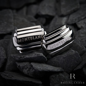 Montblanc Mens Jewellery Silver Collection Cufflinks AG...