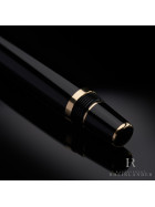Montblanc Boheme Rouge Midsize Gold Fountain Pen Füllfederhalter ID 25101 OVP