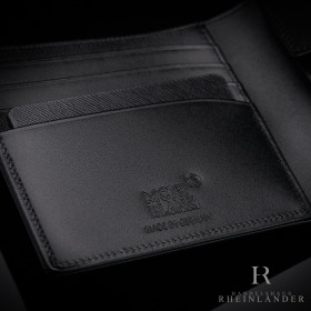 Montblanc Leather Goods Meisterst&uuml;ck Wallet Coincase 4CC Black Leather ID 7164