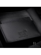 Montblanc Leather Goods Meisterstück Wallet Coincase 4CC Black Leather ID 7164