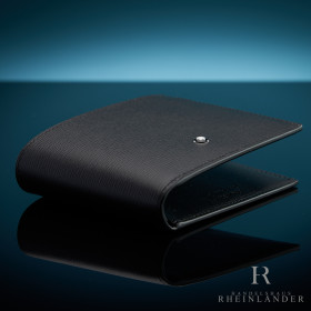 Montblanc Leather Goods Meisterst&uuml;ck 4810 Waller Black 6 Card Holder ID 129242