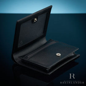 Montblanc Leather Goods Meisterst&uuml;ck Business Card Holder Wallet Black ID 126225