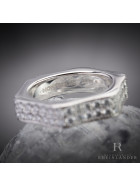 Montblanc Ladies Fine Jewellery 4810 White Gold 53 Medium Pavé Diamonds 10403253