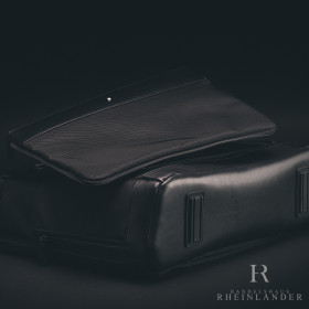 Montblanc Leather Goods Nightflight Document Case Detachable Pocket Black 118248