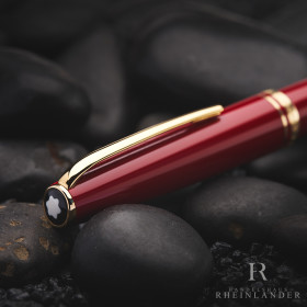 Montblanc Generation Line Red Resin Gold Fittings Fountain Pen F&uuml;ller ID 13102