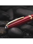 Montblanc Generation Line Red Resin Gold Fittings Fountain Pen F&uuml;ller ID 13102