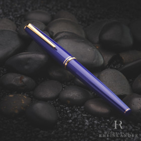 Montblanc Classic Line Blue Precious Resin Gold Fittings...