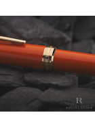 Montblanc PIX Collection Precious Resin AU Manganese Orange Ballpoint Pen 119903