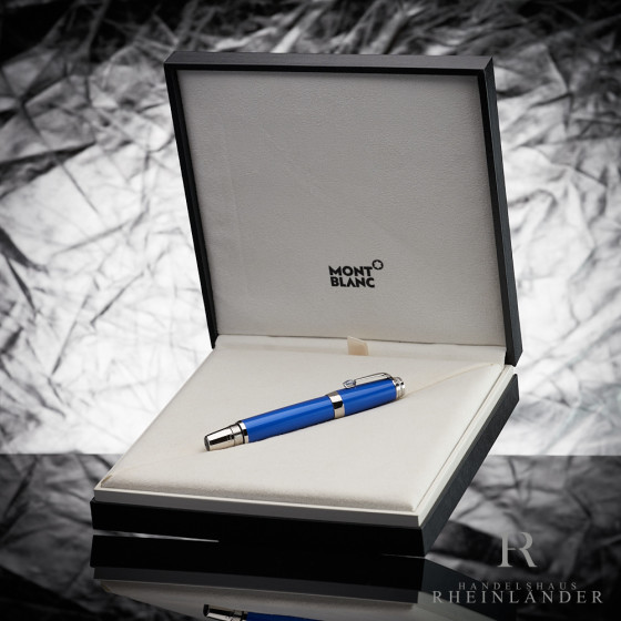 Montblanc Boheme Bleu Diamonds Fountain Pen Füllfederhalter ID 111524 OVP