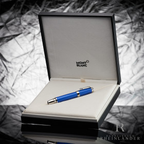 Montblanc Boheme Bleu Diamonds Fountain Pen F&uuml;llfederhalter ID 111524 OVP