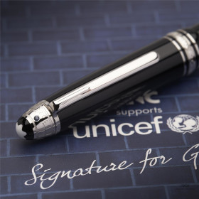 Montblanc Meisterstück Unicef 2013 Le Grand No 162 Platin Roller Ball ID 109350