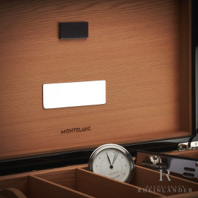 Montblanc Cigar Accessories Table Humidor Laquered Wood Black 124065 ID