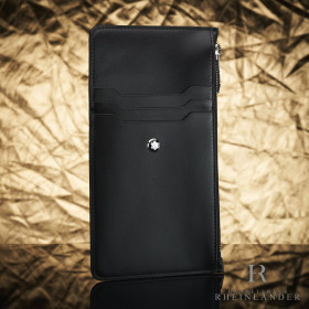 Montblanc Leather Goods Meisterst&uuml;ck Flat Envelope Bag Black Zipper ID 129902
