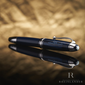 Montblanc The Origin Collection LeGrand Fountain Pen Blue Resin ID 131338