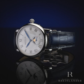 Montblanc Star Legacy 42mm Automatic Moonphase Blue Strap...