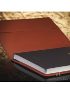 Montblanc Leather Goods Diaries & Notes Sellier Large Notes Chocolate 9523 ID