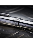 Montblanc Meisterst&uuml;ck Solitaire Stainless Steel Classique Ballpoint Pen 23164