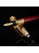 Montblanc Solitaire Coral Mozart Gold Plated Line F&uuml;llfederhalter ID 23214 OVP