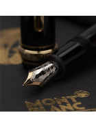 Montblanc Meisterstück Wedding Fountain Pen Set Black Resin Gold ID 104150 OVP