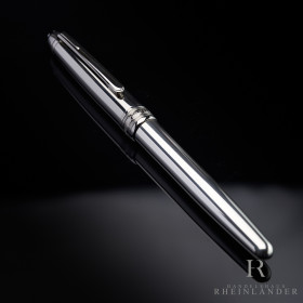 Montblanc Solitaire Stainless Steel No 144 Fountain Pen...