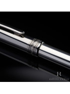 Montblanc Solitaire Stainless Steel Classique Rollerball Fineliner ID 23163 OVP