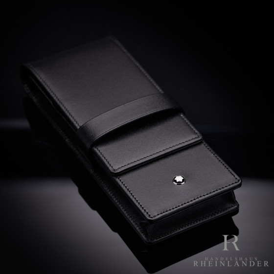 Montblanc Meisterstück Edition Siena 3er Leder Etui Pen Pouch Black I,  699,00 € | Nageletuis